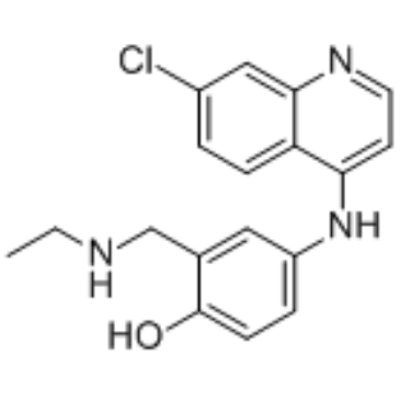 N-Desethyl amodiaquine Structure