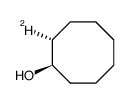 (E)-cyclooctanol-2-d结构式