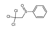 2,2,2-trichloroethyl phenyl sulfoxide结构式