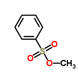 苯磺酸甲酯结构式