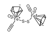 bis(cyclopentadienyliron dicarbonyl) disulfane结构式