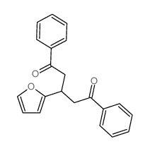 3-(2-furyl)-1,5-diphenyl-pentane-1,5-dione结构式
