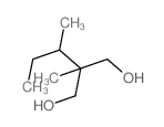 2-甲基-2-仲丁基-1,3-丙二醇结构式