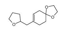 8-(oxolan-2-ylmethyl)-1,4-dioxaspiro[4.5]dec-7-ene Structure