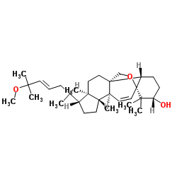 5,19-Epoxy-25-methoxycucurbita-6,23-dien-3-ol structure