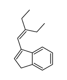 3-(2-ethylbut-1-enyl)-1H-indene结构式