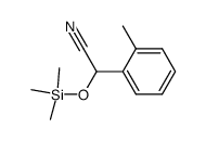 2-trimethylsilyloxy-2-(2-methylphenyl)acetonitrile Structure