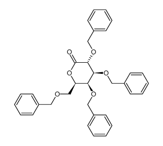 2,3,4,6-Tetrakis-O-(phenylmethyl)-D-galactonic Acid d-Lactone Structure