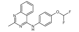 N-[4-(difluoromethoxy)phenyl]-2-methylquinazolin-4-amine Structure
