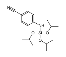 4-[tri(propan-2-yloxy)silylamino]benzonitrile Structure