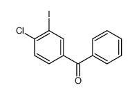 (4-chloro-3-iodophenyl)-phenylmethanone结构式