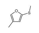 4-methyl-2-(methylthio)furan结构式