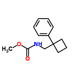 Methyl [(1-phenylcyclobutyl)methyl]carbamate Structure