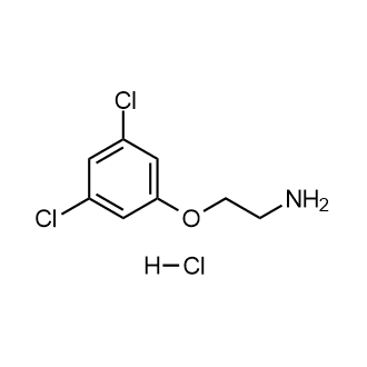 2-(3,5-二氯苯氧基)乙胺盐酸盐结构式
