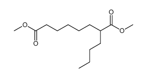 dimethyl ester of 2-butyloctane-1,8-dioic acid Structure