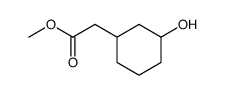Methyl 2-(3-Hydroxycyclohexyl)acetate Structure