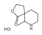 6-Methyl-2-oxa-7-azaspiro[4.5]decan-1-one hydrochloride (1:1) Structure