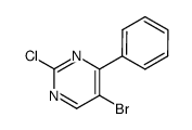2-chloro-5-bromo-4-phenylpyrimidine Structure