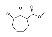 methyl 3-bromo-2-oxo-1-cycloheptanecarboxylate Structure