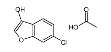 acetic acid,6-chloro-1-benzofuran-3-ol Structure