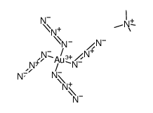 tetramethylammonium tetraazidoaurate(III) Structure