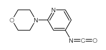4-(4-异氰吡啶-2-基)吗啉结构式