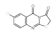 7-chloro-[1,3]thiazolo[2,3-b]quinazoline-3,5-dione结构式