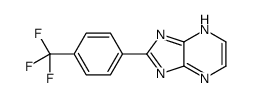 2-[4-(trifluoromethyl)phenyl]-1H-imidazo[4,5-b]pyrazine Structure