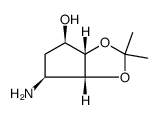 4H-Cyclopenta-1,3-dioxol-4-ol, 6-aminotetrahydro-2,2-dimethyl-, (3aR,4S,6R,6aS)-rel Structure