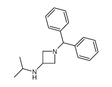 1-二苯甲基-n-异丙基氮杂啶-3-胺结构式