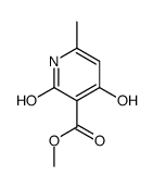 2,4-二羟基-6-甲基烟酸甲酯结构式