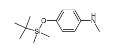 4-[(tert-butyldimethylsilyl)oxy]-N-methylaniline Structure