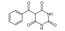 2,4,6(1H,3H,5H)-Pyrimidinetrione, 5-benzoyl Structure
