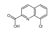 8-chloroquinoline-2-carboxylic acid Structure
