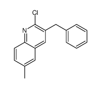 3-benzyl-2-chloro-6-methylquinoline结构式