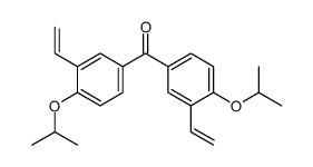 bis(3-ethenyl-4-propan-2-yloxyphenyl)methanone结构式