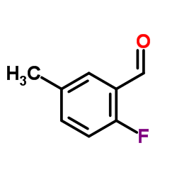 2-氟-5-甲基苯甲醛结构式