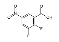 2,3-difluoro-5-nitrobenzoic acid Structure