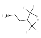 4,4,4-Trifluoro-3-trifluoromethyl-butylamine Structure