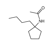 N-(1-butyl-cyclopentyl)-acetamide Structure
