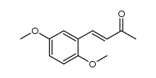 4-(2,5-dimethoxyphenyl)but-3-en-2-one结构式
