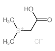 Sulfonium,(carboxymethyl)dimethyl-, chloride (1:1) Structure