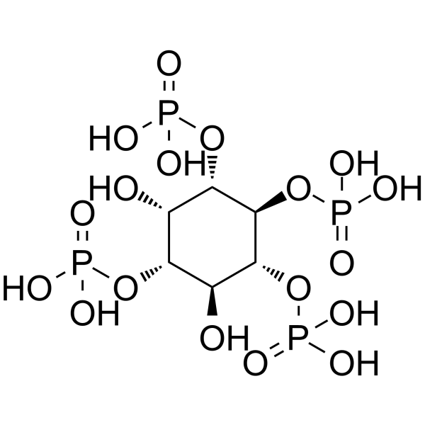 D-肌醇-1,3,4,5-四(磷酸)铵盐结构式