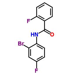 N-(2-Bromo-4-fluorophenyl)-2-fluorobenzamide Structure