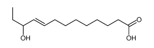 11-hydroxytridec-9-enoic acid结构式