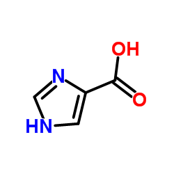 1H-咪唑-4-甲酸结构式