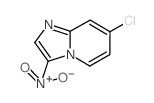 7-氯-3-硝基咪唑并[1,2-a]吡啶结构式