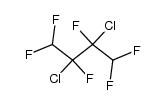 2,3-dichloro-1,1,2,3,4,4-hexafluorobutane Structure