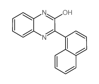 2-Quinoxalinol, 3-(1-naphthyl)- (en) Structure
