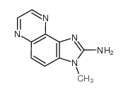 2-氨基-3-甲基-3H-咪唑并[4,5-f]喹噁啉结构式